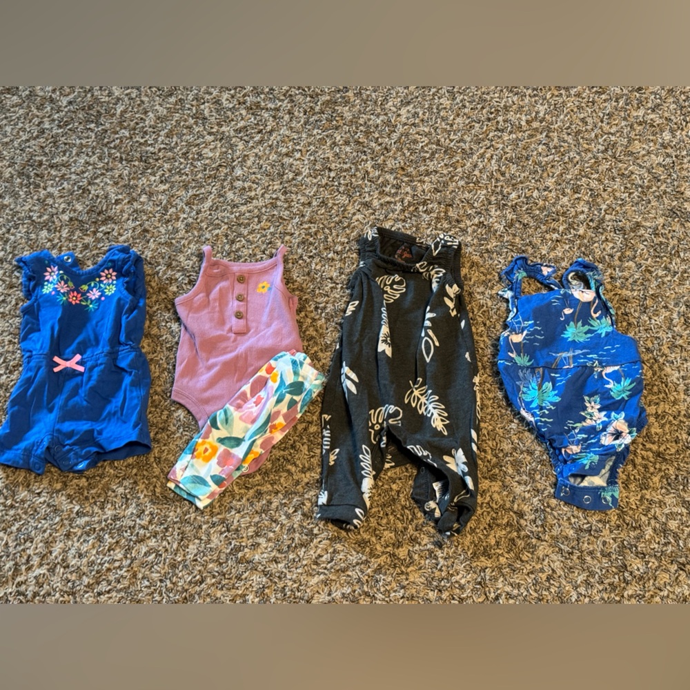 Colorful Baby Romper Set